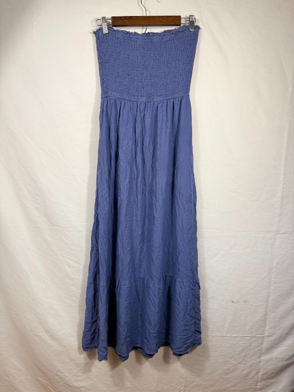 Zenana Outfitters Strapless Smocked Maxi Dress - Picture 4 of 5